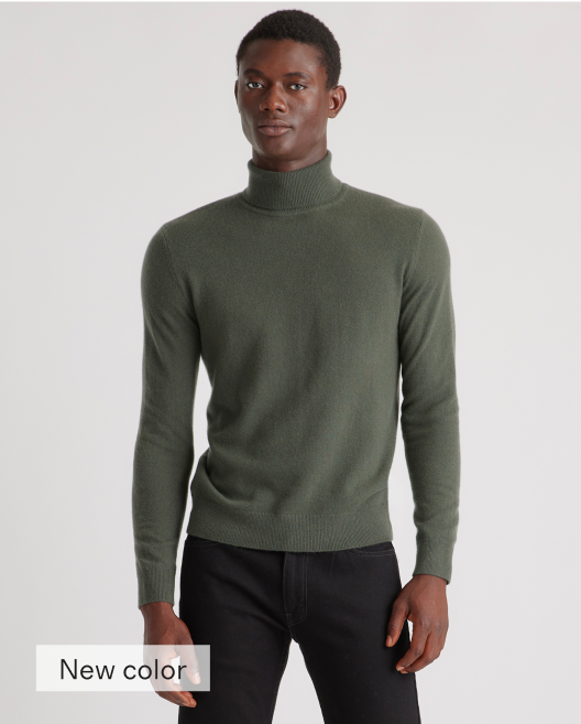 Mongolian Cashmere Turtleneck Sweater
