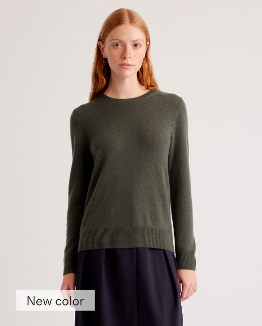Mongolian Cashmere Crewneck Sweater