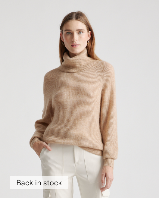 Baby Alpaca-Wool Turtleneck