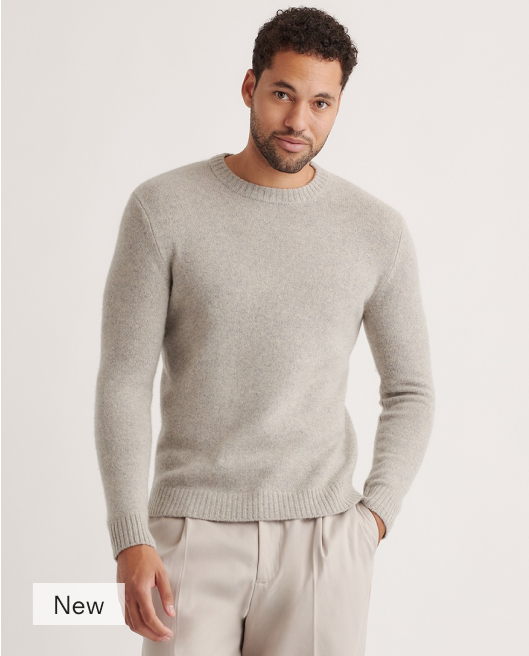 100% Yak Wool Crewneck Sweater