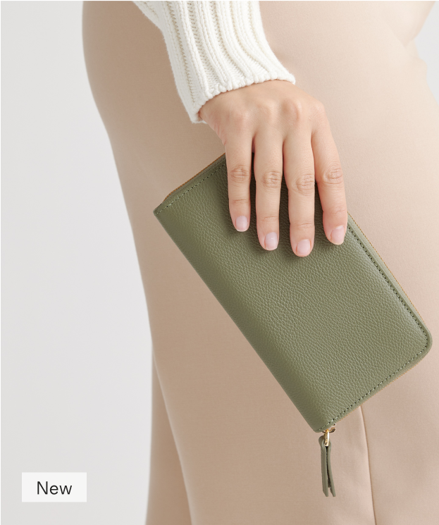Italian Pebbled Leather Continental Wallet