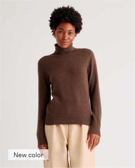 Mongolian Cashmere Turtleneck Sweater 