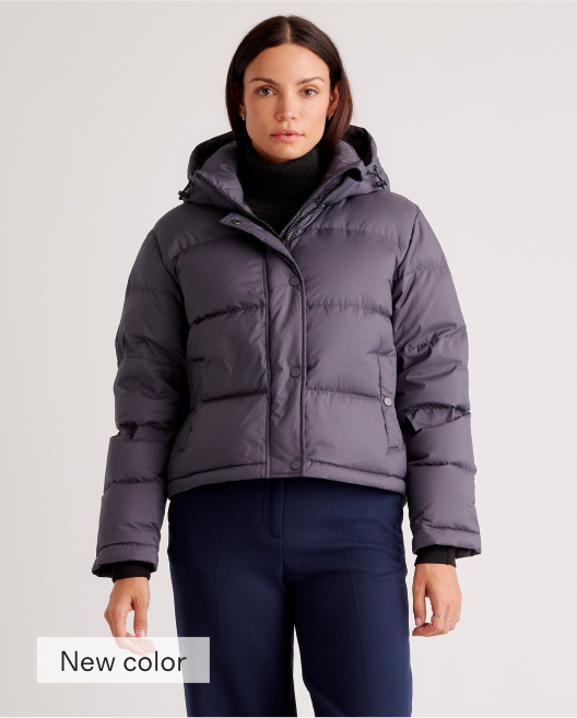 Responsible Down Cropped Puffer Jacket