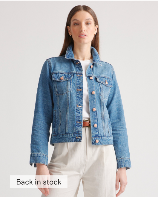 100% Organic Cotton Denim Jacket