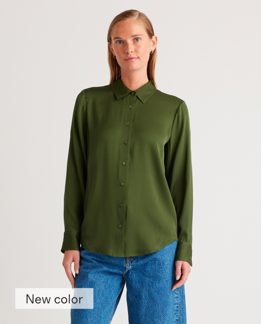 Washable Stretch Silk Blouse