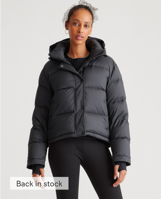 Responsible Down Cropped Puffer Jacket