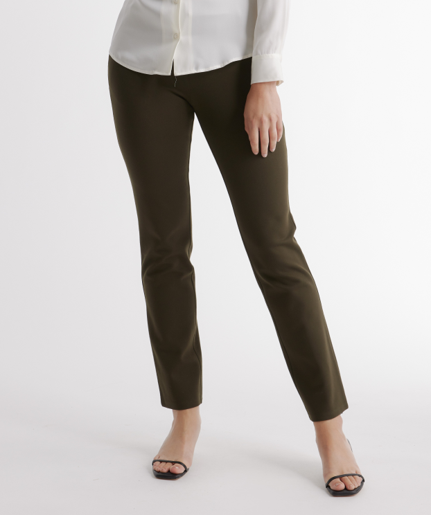 Ultra-Stretch Ponte Straight Leg Pant