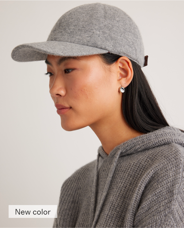 Cashmere Baseball Cap