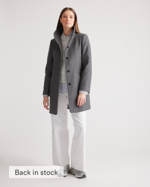 Italian Wool Cocoon Coat