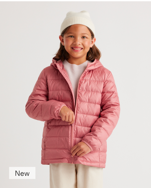 Lightweight Down Hooded Puffer Jacket