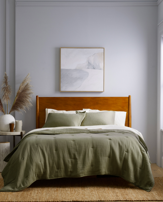 Organic Airy Gauze Quilt Set