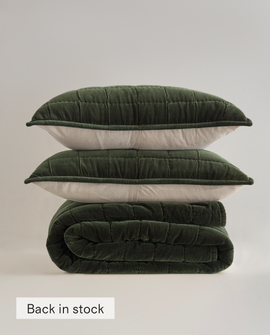 Cotton Velvet Quilt Set