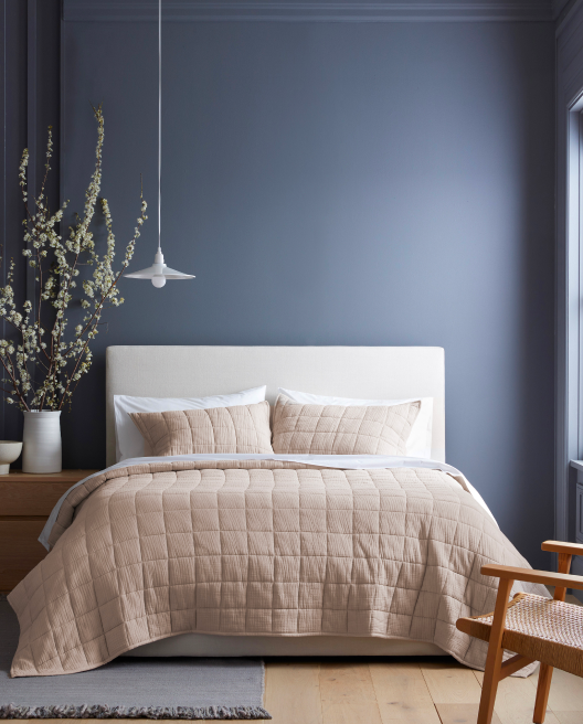 Organic Airy Gauze Box Quilt Set
