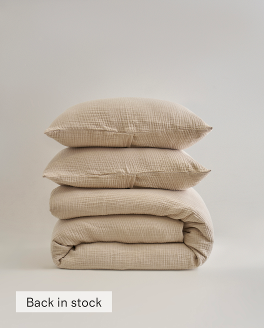 Organic Airy Gauze Duvet Cover Set