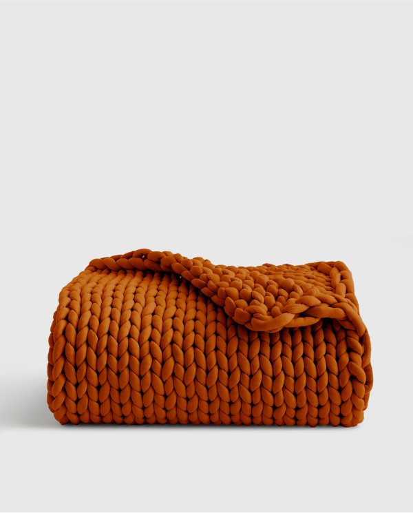 Chunky Knit Weighted Blanket