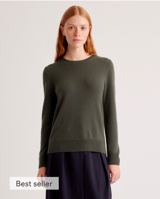 Women’s Mongolian Cashmere Crewneck Sweater