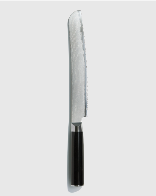 Essential Japanese Damascus Steel 9 Serrated Bread Knife