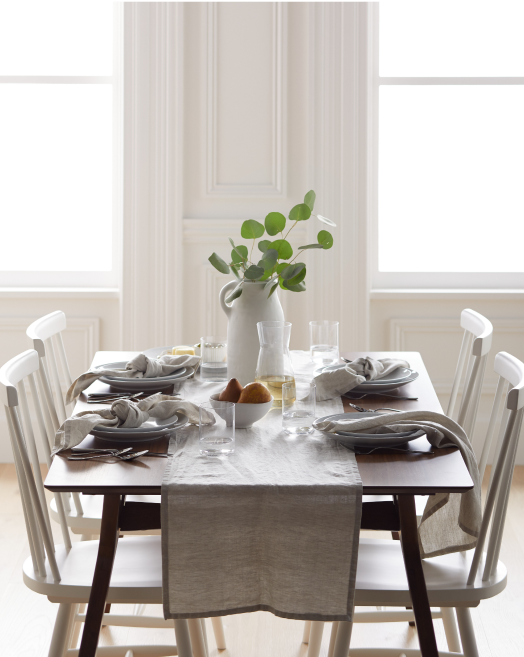 European Linen Table Runner