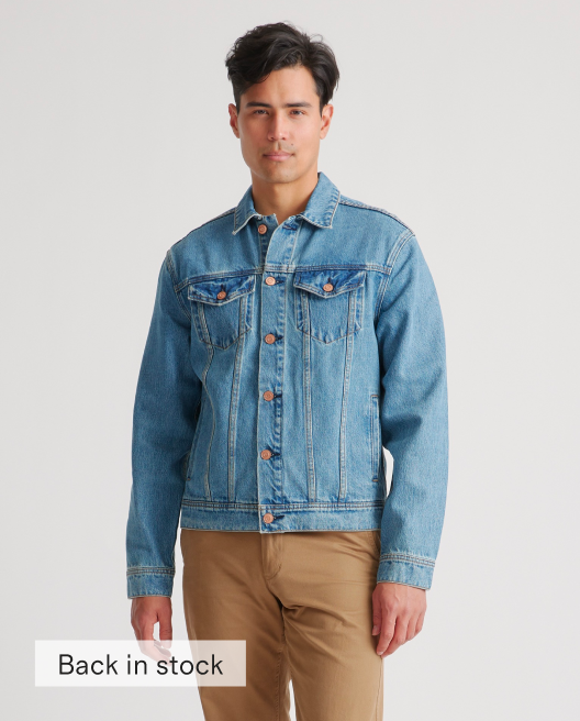 Men’s 100% Organic Cotton Denim Jacket