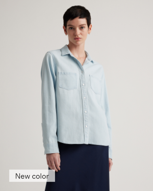 Distressed Denim Shirt
