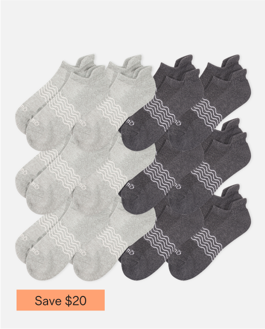 Everyday Cotton Solid Ankle Socks (12-pack) 