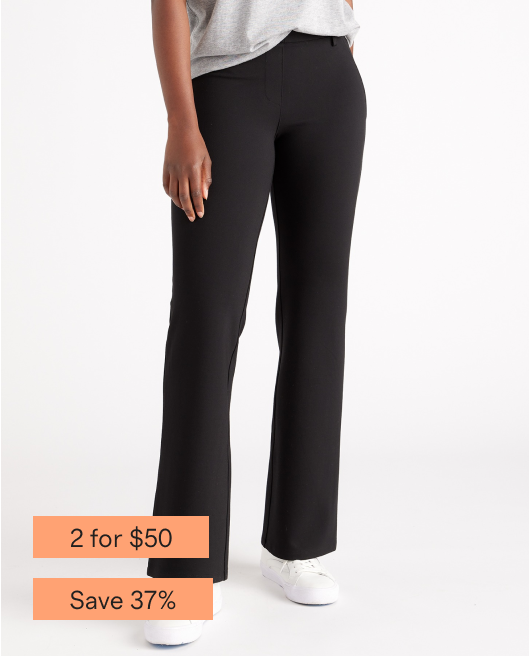 Ultra-Stretch Ponte Bootcut Pant