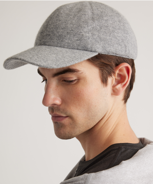 Cashmere Baseball Cap