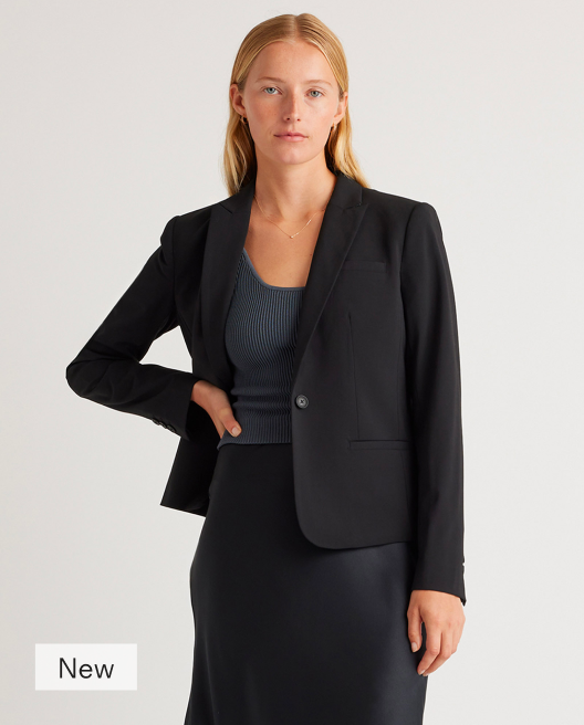 Italian Wool Tailored Blazer