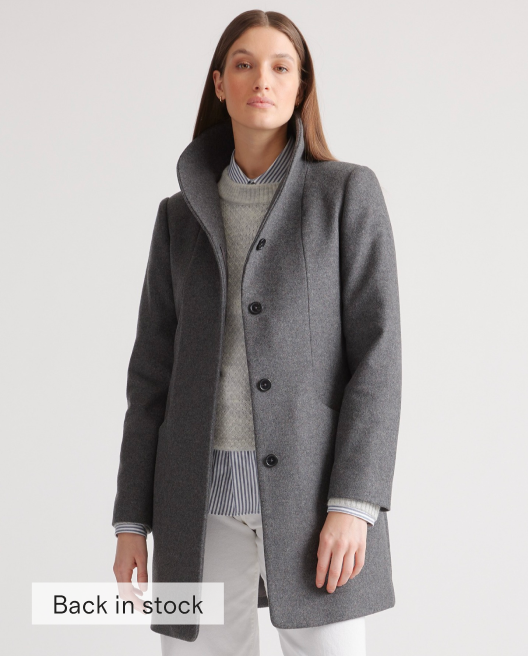 WItalian Wool Cocoon Coat