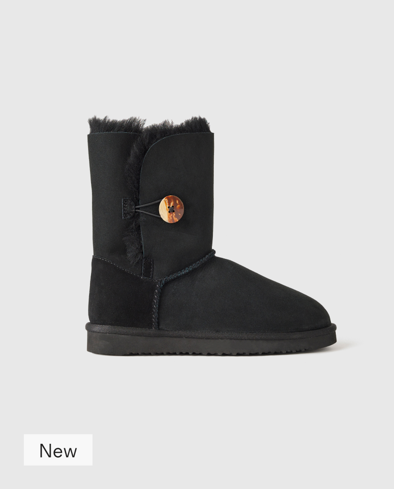 MAustralian Shearling Button Boot