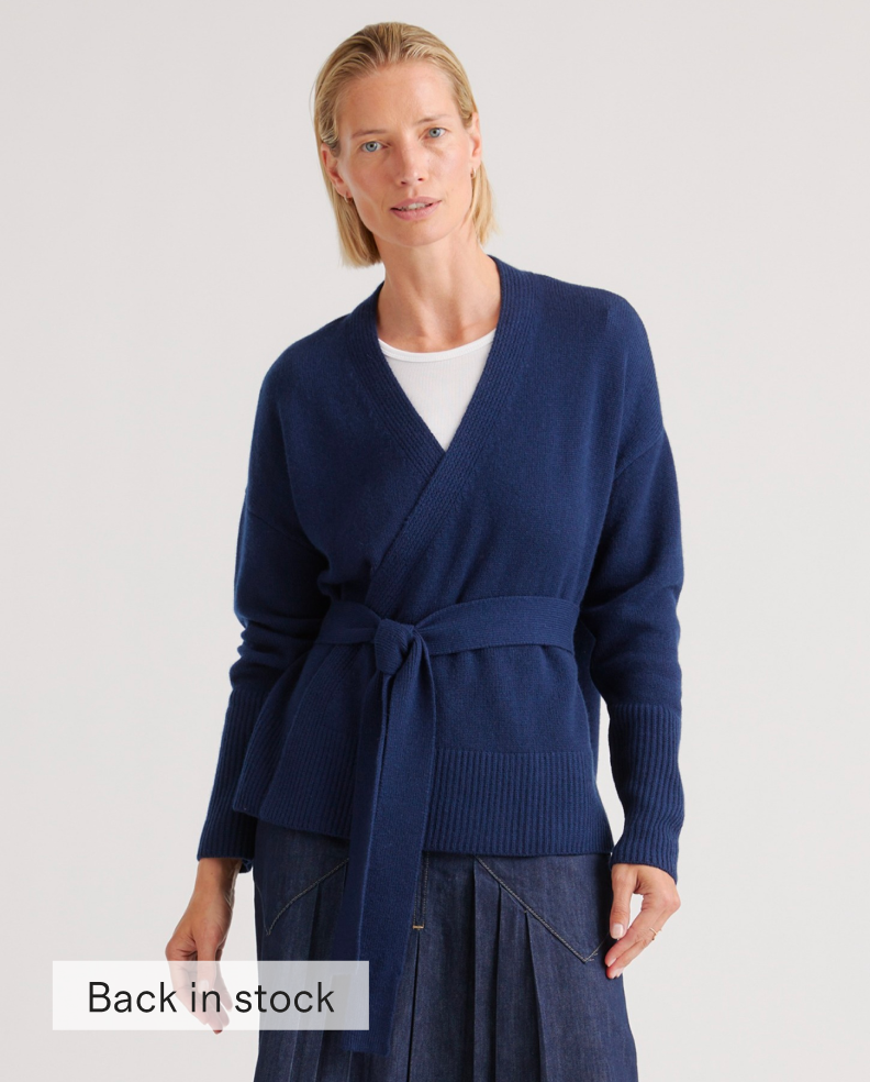 Mongolian Cashmere Wrap Sweater