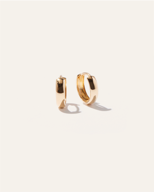 Bold 14k Gold Hoops