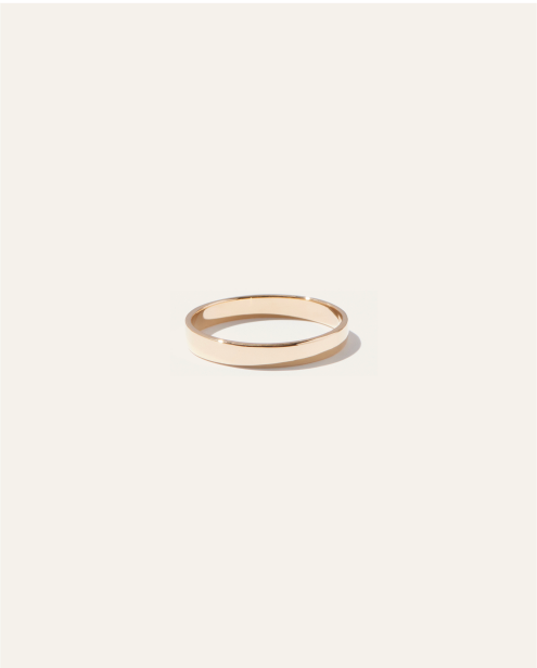 14k Gold Bold Stacker Ring
