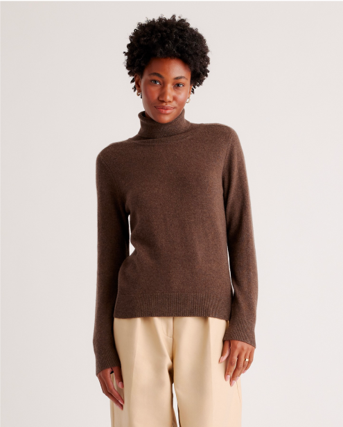 Mongolian Cashmere Turtleneck Sweater