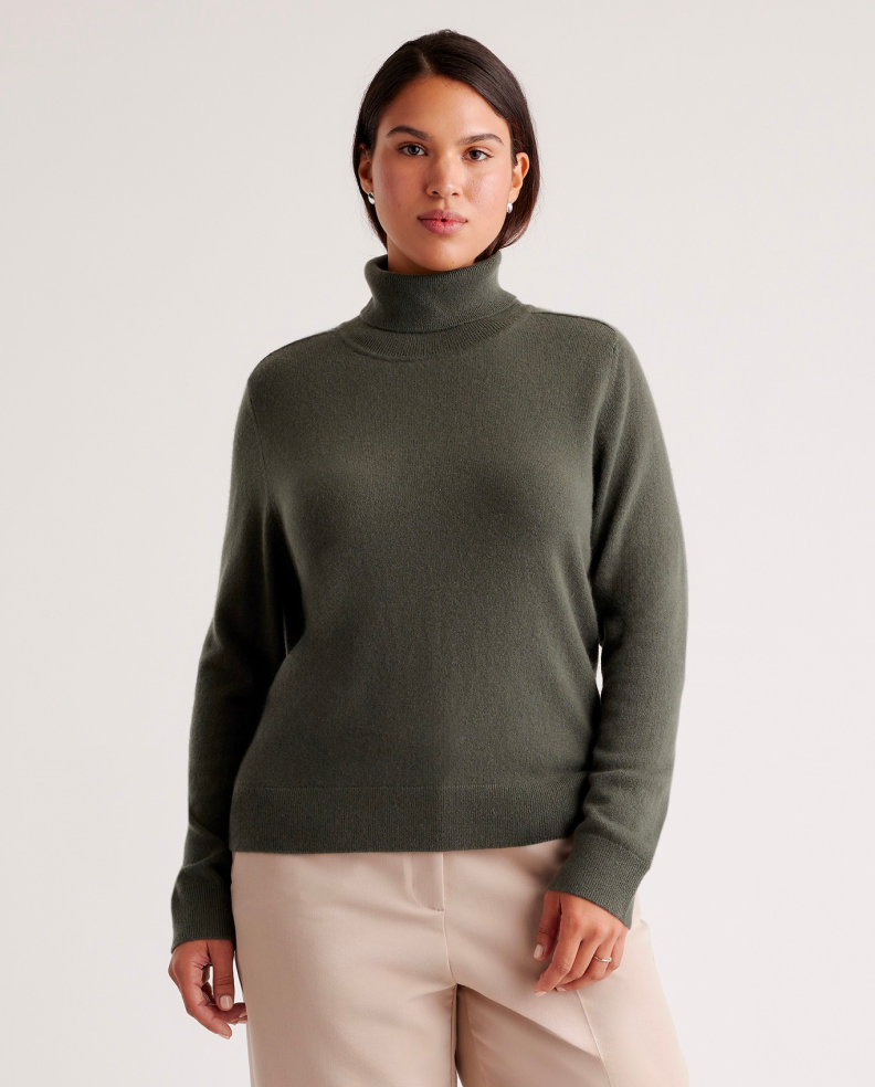 Mongolian Cashmere Turtleneck Sweater