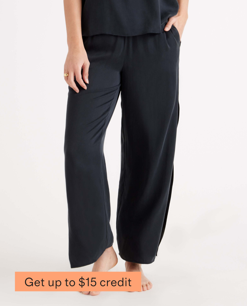 100% Washable Silk Pajama Pants
