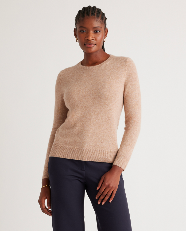 Women’s Mongolian Cashmere Crewneck Sweater