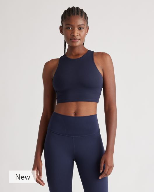 Ultra-Form High-Neck Cropped Tank