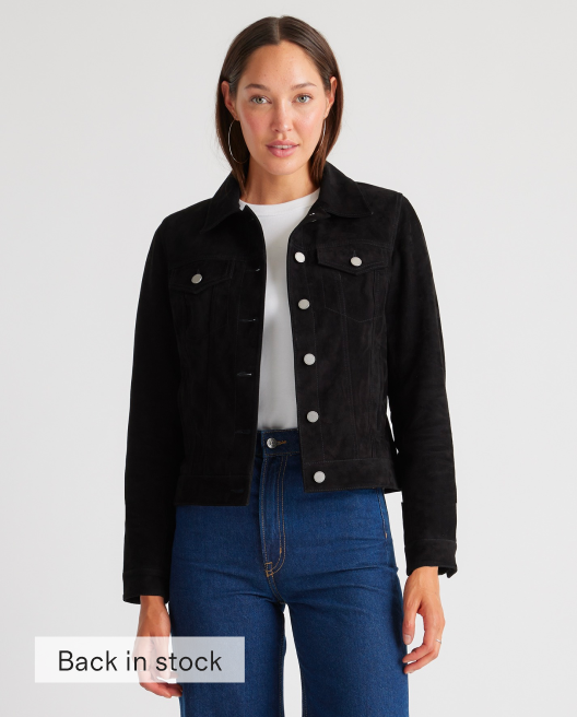 100% Suede Trucker Jacket