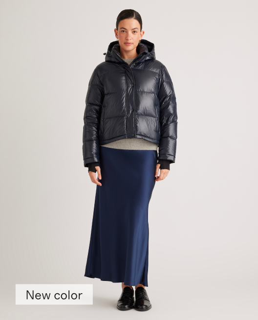 Responsible Down Cropped Puffer Jacket