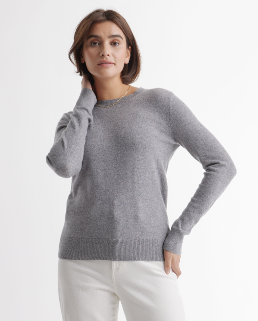 Mongolian Cashmere Crewneck Sweater