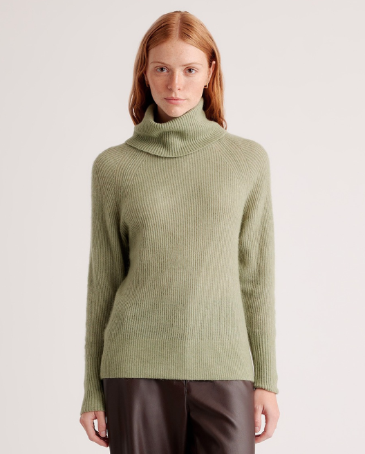 Baby Alpaca-Wool Turtleneck
