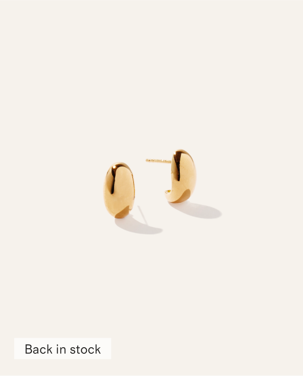 Globe Huggie Hoops