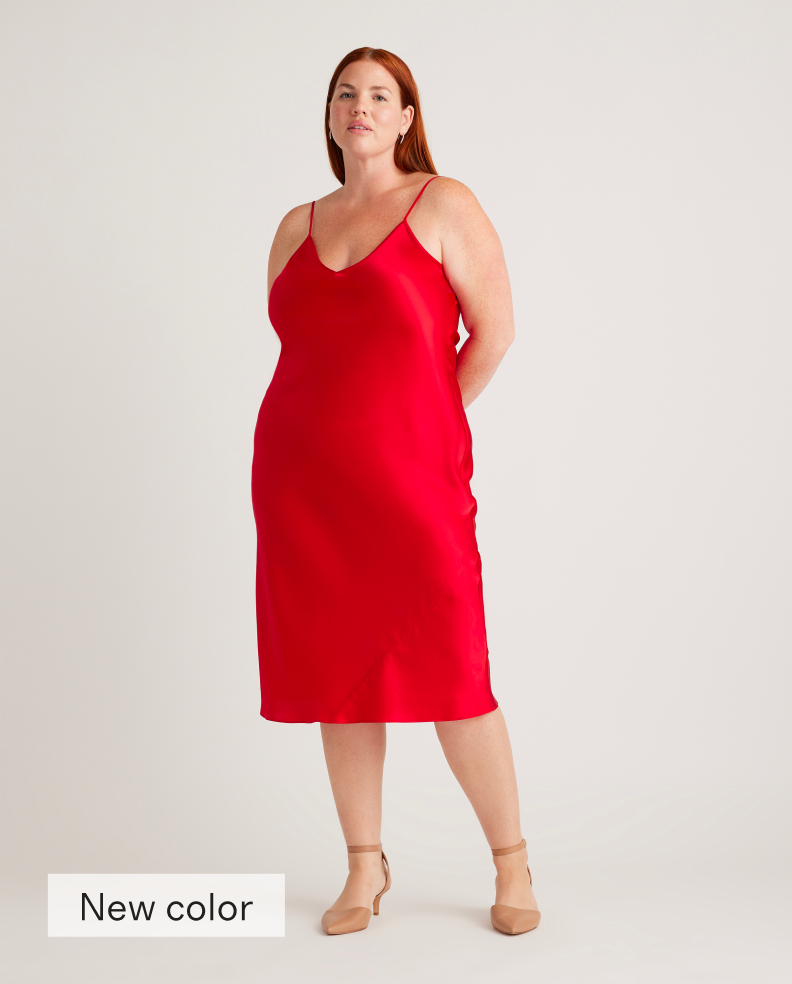 100% Washable Silk Slip Dress