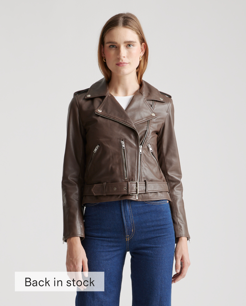 100% Leather Motorcycle Jacket