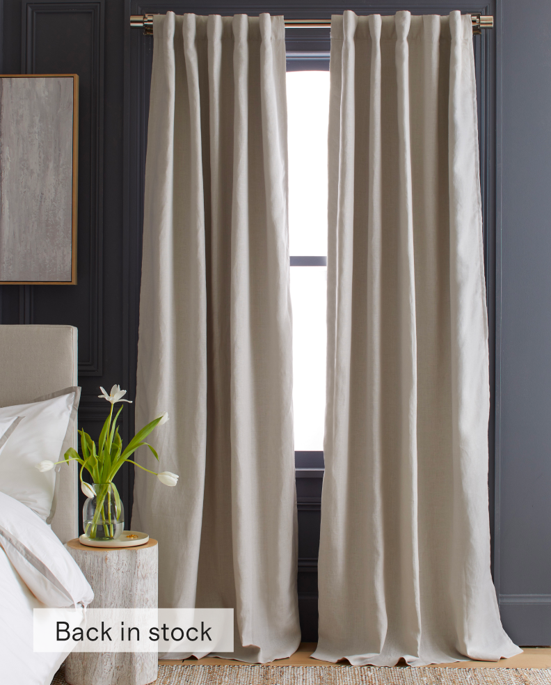 European Linen Blackout Curtain