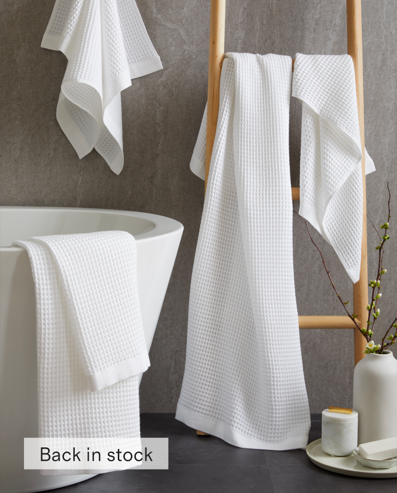 Organic Turkish Waffle Bath Towel Bundle