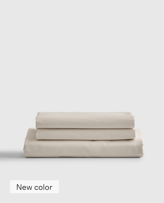Luxury Organic Sateen Fitted Sheet Set