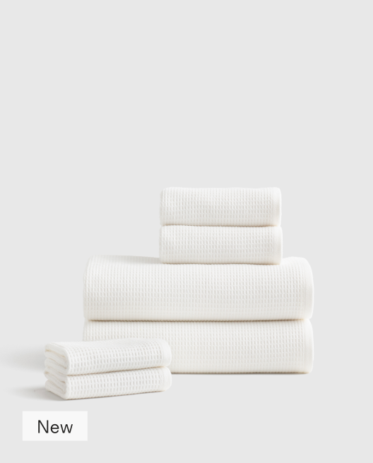 Waffle Terry Bath Towel Bundle