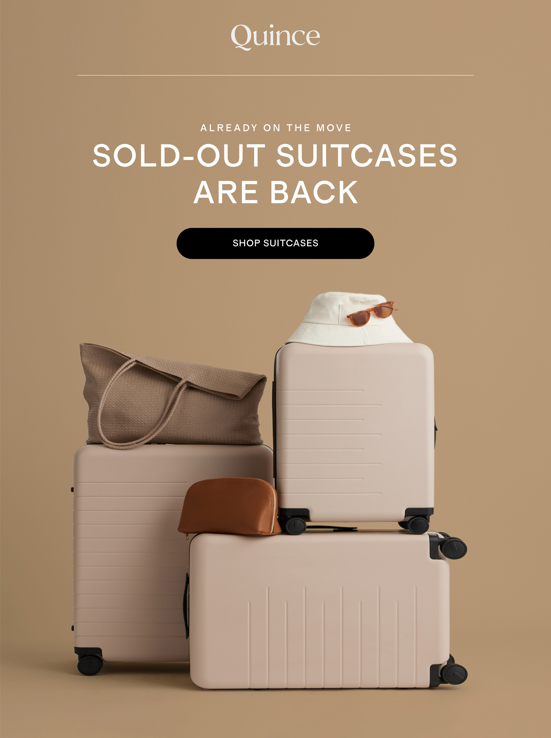 SOLD-OUT SUITCASES ARE BACK